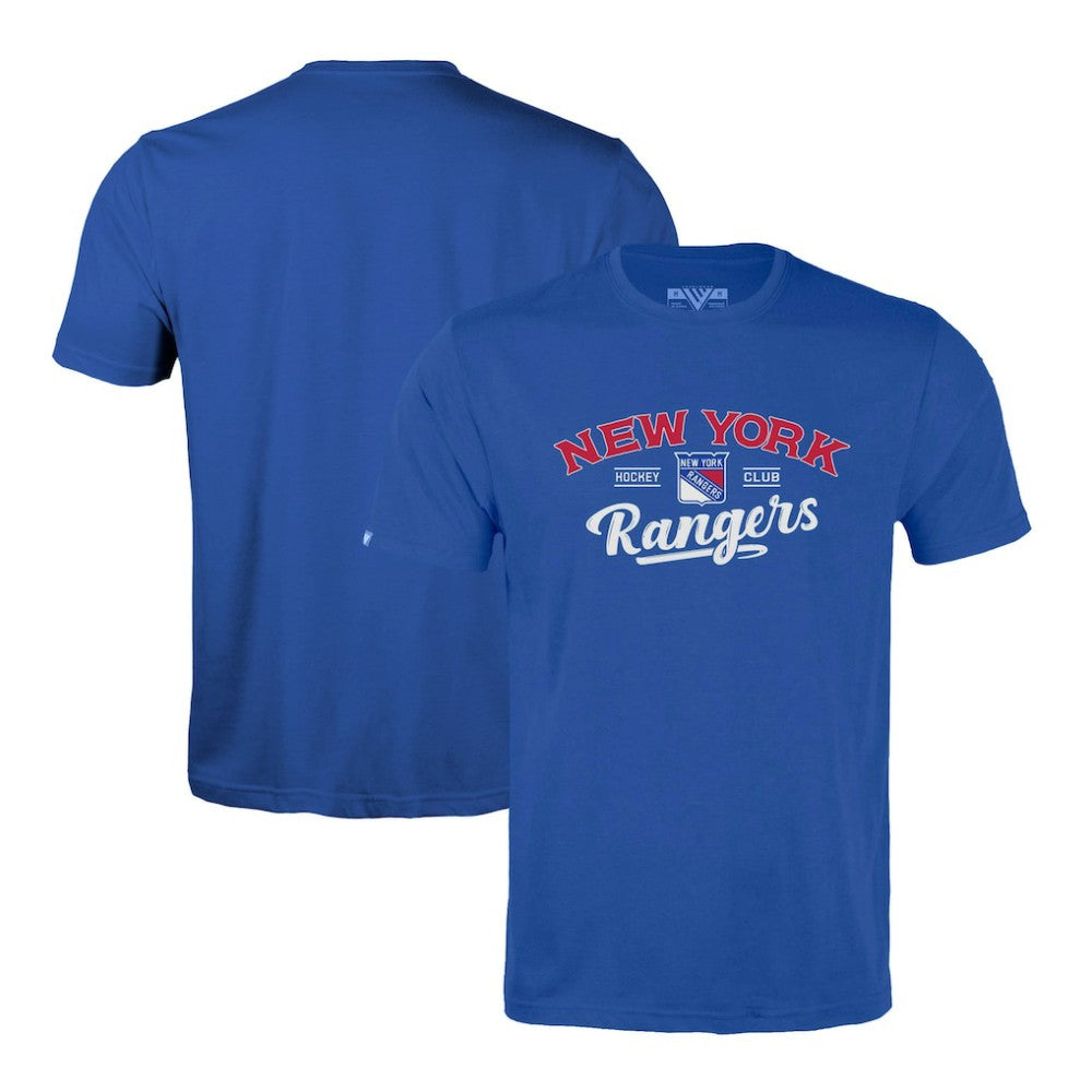 New York Rangers Levelwear Richmond Ice Wall T-Shirt - Blue - NHL 202039020