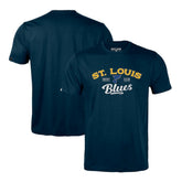 St. Louis Blues Levelwear Richmond Ice Wall T-Shirt - Navy - NHL 202039042