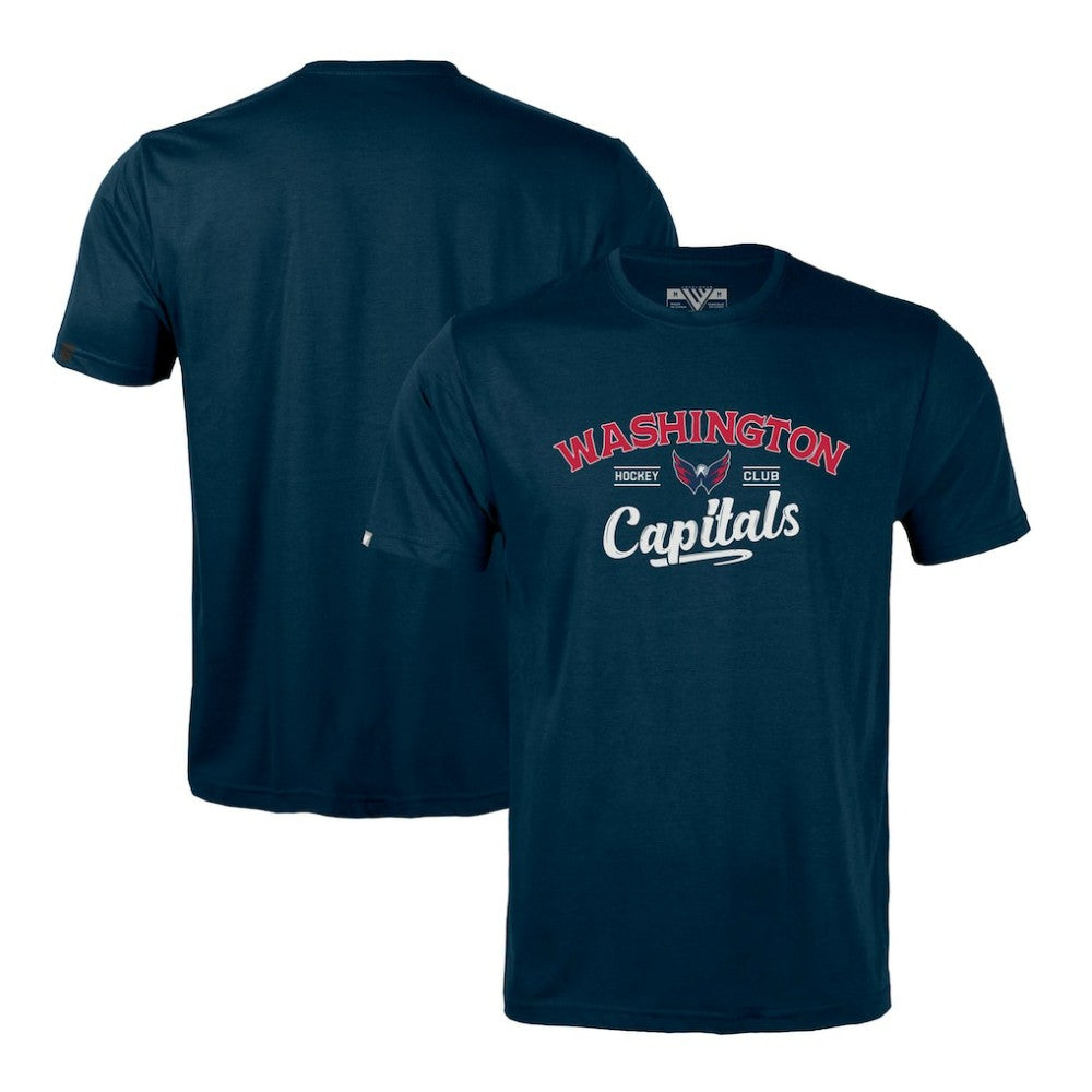 Washington Capitals Levelwear Richmond Ice Wall T-Shirt - Navy - NHL 202039046