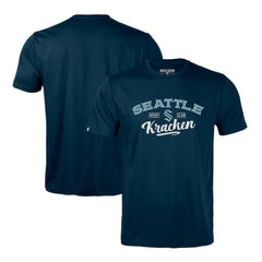 Seattle Kraken Levelwear Richmond Ice Wall T-Shirt - Deep Sea Blue - NHL 202039060