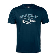 Seattle Kraken Levelwear Richmond Ice Wall T-Shirt - Deep Sea Blue - NHL 202039060