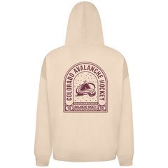 Colorado Avalanche Levelwear Uphill Stained Glass Full-Zip Hoodie Jacket - Khaki - NHL 202039346