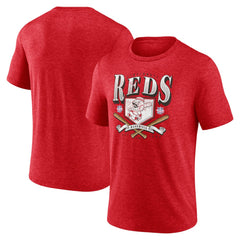 Cincinnati Reds Home Tri-Blend T-Shirt - Red - MLB on Sale