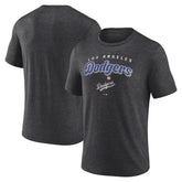 Los Angeles Dodgers Wonderment Tri-Blend T-Shirt - Charcoal - MLB Sale