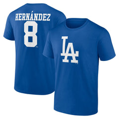 Enrique Hernandez Los Angeles Dodgers Icon Player Name & Number T-Shirt - Royal - MLB Lifestyle