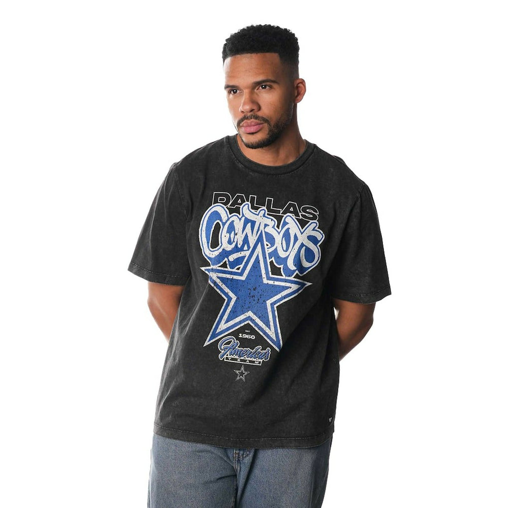 Dallas Cowboys The Wild Collective Unisex Graffiti T-Shirt Black