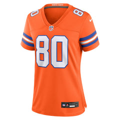 Nike Rod Smith Denver Broncos Women's Mile High Collection 1977 Throwback Retired Player Game Jersey Orange
