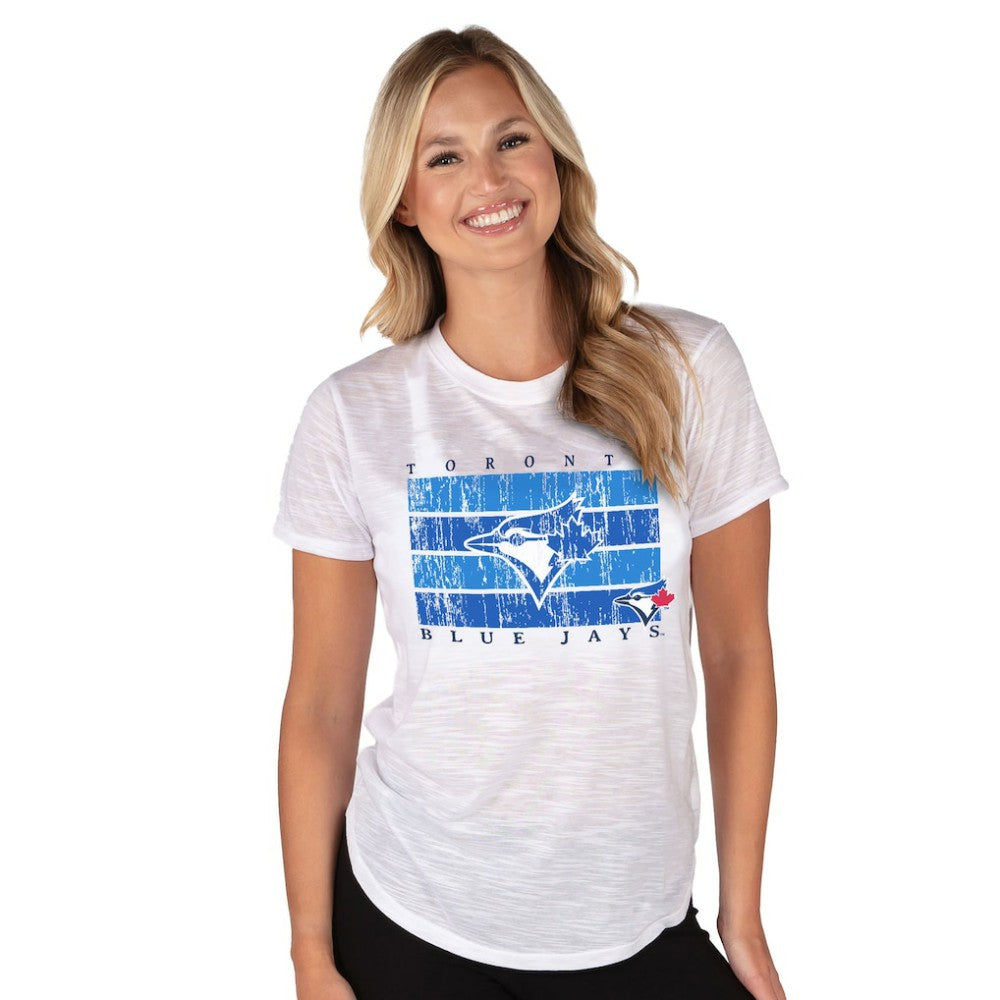 Toronto Blue Jays Concepts Sport Women's Infuse Knit Top - White - MLB Online