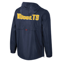 Denver Nuggets Stadium Essentials Unisex Compete Quarter-Zip Windbreaker Jacket Navy