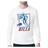 Buffalo Bills Starter Player Grid Graphic Long Sleeve T-Shirt White