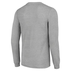 Pittsburgh Steelers Starter Player Grid Long Sleeve T-Shirt Heather Gray