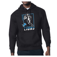 Detroit Lions Starter Player Grid Pullover Hoodie Black
