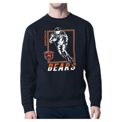 Chicago Bears Starter Player Grid Pullover Sweatshirt Navy