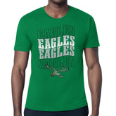 Philadelphia Eagles Starter Stacked Retro Logo T-Shirt Kelly Green