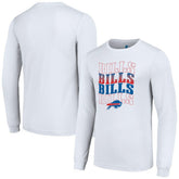 Buffalo Bills Starter Team Name Graphic Long Sleeve T-Shirt White