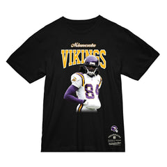 Mitchell & Ness Randy Moss Minnesota Vikings Sideline Retired Player T-Shirt Black