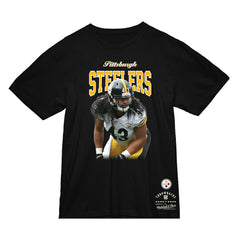 Mitchell & Ness Troy Polamalu Pittsburgh Steelers Sideline Retired Player T-Shirt Black
