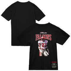 Mitchell & Ness Deion Sanders Atlanta Falcons Sideline Retired Player T-Shirt Black