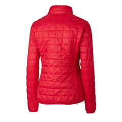 Buffalo Bills Cutter & Buck Women's Rainier PrimaLoft Eco Insulated Full-Zip Puffer Jacket Red