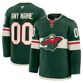 Minnesota Wild Fanatics Home Premium Custom Jersey - Green - NHL 202055705