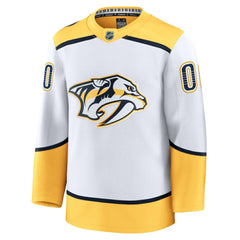 Nashville Predators Fanatics Away Premium Custom Jersey - White - NHL 202055710