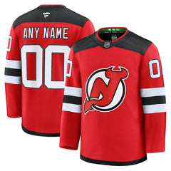 New Jersey Devils Fanatics Home Premium Custom Jersey - Red - NHL 202055713