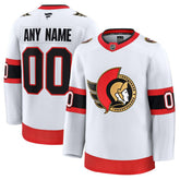 Ottawa Senators Fanatics Away Premium Custom Jersey - White - NHL 202055720