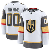 Vegas Golden Knights Fanatics Away Premium Custom Jersey - White - NHL 202055735