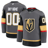 Vegas Golden Knights Fanatics Alternate Premium Custom Jersey - Gray - NHL 202055737