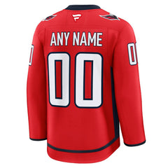 Washington Capitals Fanatics Home Premium Custom Jersey - Red - NHL 202055739