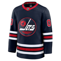 Winnipeg Jets Fanatics Alternate Premium Custom Jersey - Navy - NHL 202055742