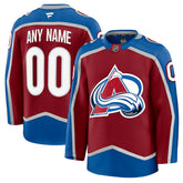 Colorado Avalanche Fanatics Home Premium Custom Jersey - Burgundy - NHL 202055757
