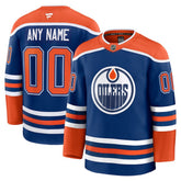 Edmonton Oilers Fanatics Home Premium Custom Jersey - Royal - NHL 202055771