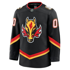 Calgary Flames Fanatics Alternate Premium Custom Jersey - Black - NHL 202055775