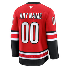 Carolina Hurricanes Fanatics Alternate Premium Custom Jersey - Red - NHL 202055780
