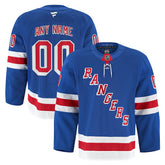 New York Rangers Fanatics Home Authentic Pro Custom Jersey - Royal - NHL 202056752