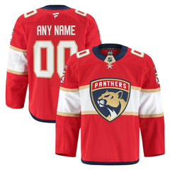 Florida Panthers Fanatics Home Authentic Pro Custom Jersey - Red - NHL 202056755