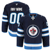Winnipeg Jets Fanatics Home Authentic Pro Custom Jersey - Navy - NHL 202056758