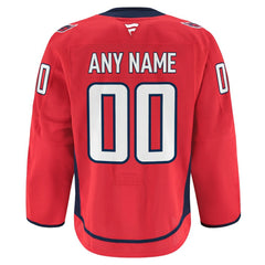 Washington Capitals Fanatics Home Authentic Pro Custom Jersey - Red - NHL 202056769