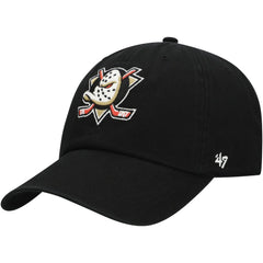 Anaheim Ducks '47 Core Logo Clean Up Adjustable Hat - Black - NHL 202056777