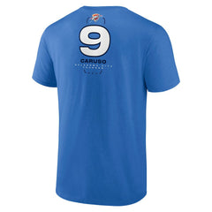 Alex Caruso Oklahoma City Thunder Behind The Back Name & Number T-Shirt - Blue