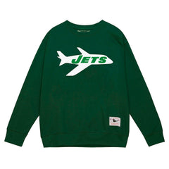 Mitchell & Ness New York Jets Basic Fleece Pullover Sweatshirt Green