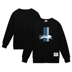 Mitchell & Ness Detroit Lions Basic Fleece Pullover Sweatshirt Black