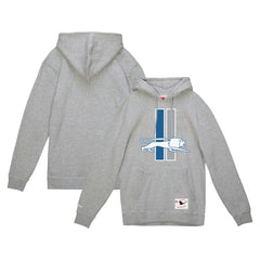 Mitchell & Ness Detroit Lions Vintage Pullover Hoodie Heather Gray