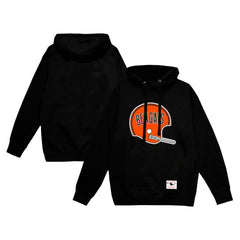 Mitchell & Ness Cincinnati Bengals Helmet Logo Vintage Pullover Hoodie Black