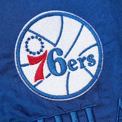 Philadelphia 76ers Unisex Hardwood Classics Team OG 3.0 Anorak Half-Zip Windbreaker Jacket Royal | Mitchell & Ness