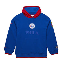 Philadelphia 76ers Hardwood Classics Team OG 3.0 Pullover Hoodie Royal | Mitchell & Ness US