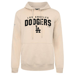 Los Angeles Dodgers Levelwear Podium Team Arch Pullover Hoodie - Khaki - MLB Discount