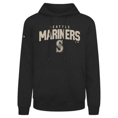 Seattle Mariners Levelwear Podium Team Arch Pullover Hoodie - Black - MLB Lifestyle