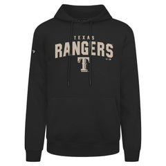 Texas Rangers Levelwear Podium Team Arch Pullover Hoodie - Black - MLB on Sale